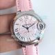 Replica Cartier Ballon Bleu De Cartier Pink Mop Dial Pink Leather Strap Watch (4)_th.jpg